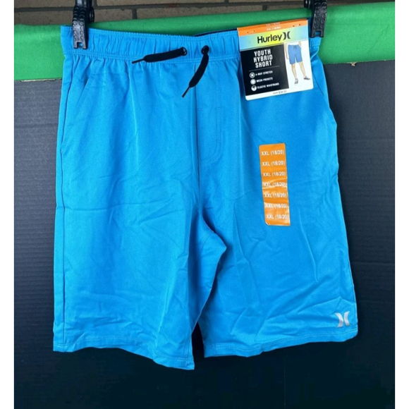 Boys Hurley Hybrid Shorts Size XXL (18/20) Blue - Picture 5 of 5